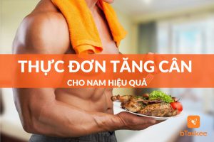 thực đơn tăng cân cho nam