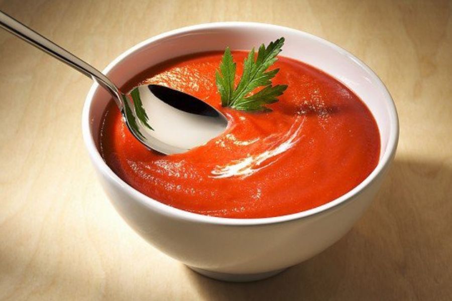 Món cháo cà chua hấp dẫn, kích thích cảm giác thèm ăn ở bé