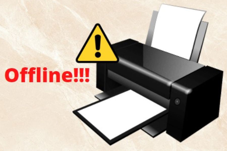 Tắt chế độ Offline trên máy in