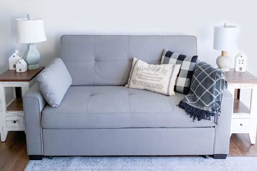 Sofa bed Slate với chất liệu bọc simili cao cấp