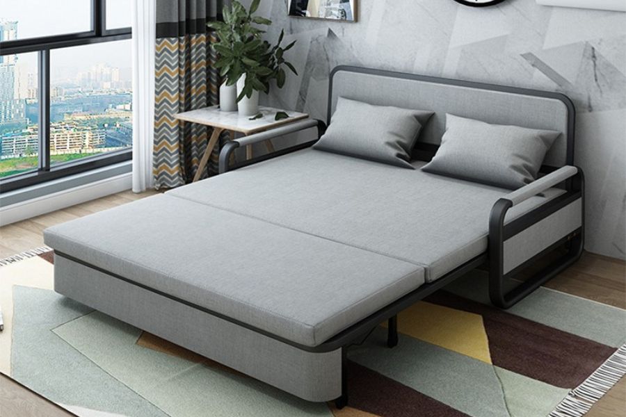 Sofa bed tiêu chuẩn 2m phù hợp với gia đình có con nhỏ