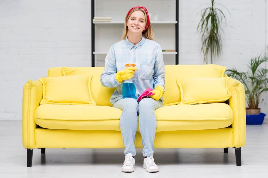 Trong dung dịch vệ sinh ghế sofa da bao gồm nước, cồn, chất tạo mùi,...