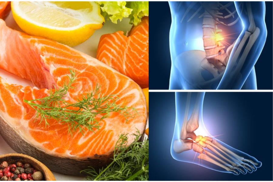 Bổ sung cá hồi vào thực đơn ăn uống để có một hệ xương khớp khỏe mạnh.