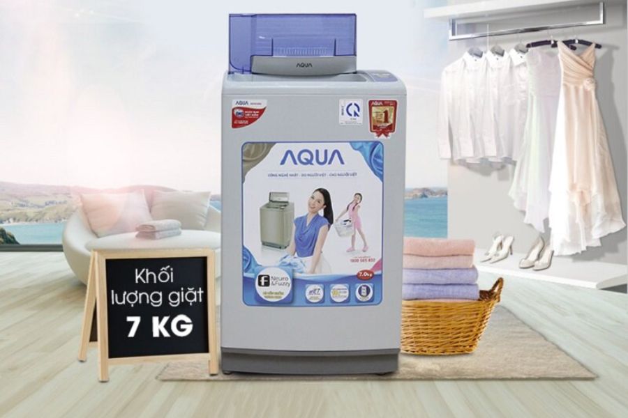 Cách sử dụng máy giặt Aqua 7kg chi tiết.