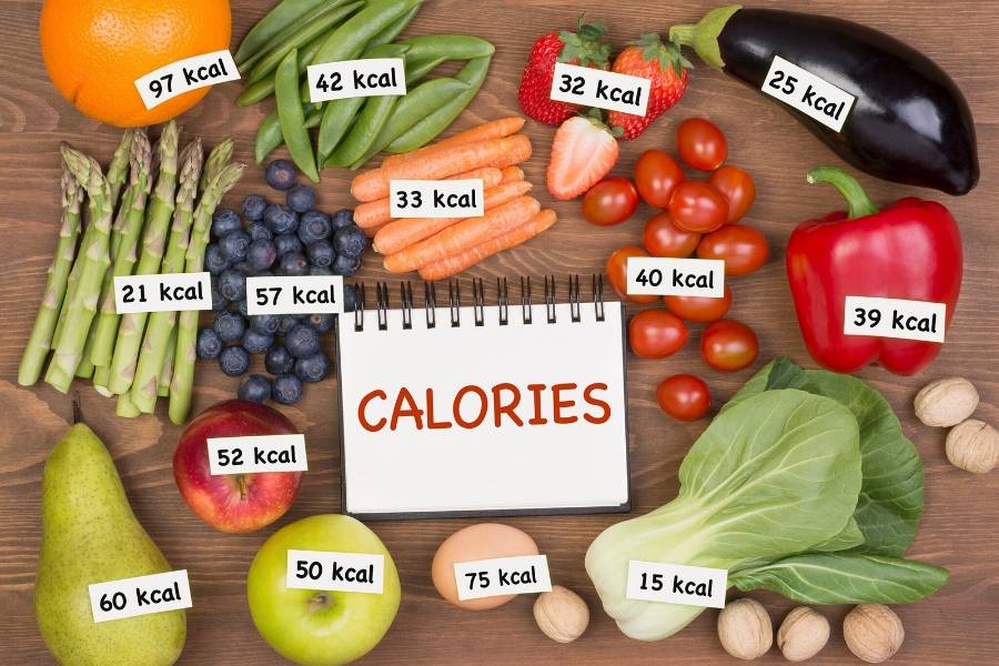 Lượng calo từ thực phẩm nạp vào cơ thể quyết định đến cân nặng.