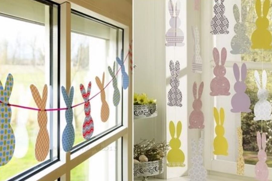 Hoàn thiện chiếc rèm cửa bằng giấy đầy sáng tạo và giúp tăng thêm tính thẩm mỹ cho không gian.