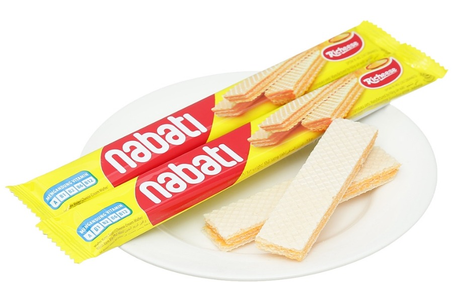 Bánh Nabati được sản xuất tại Việt Nam.