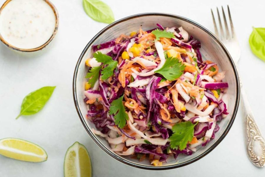 Salad bắp cải - 1 món ăn healthy, thanh mát