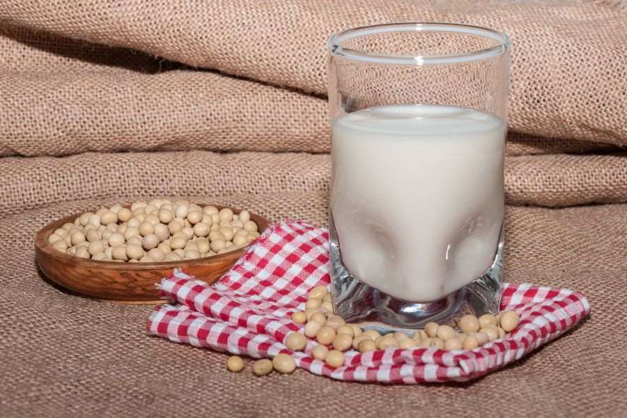 Trong sữa đậu nành chứa nhiều chất xơ, tạo cảm giác no lâu, hỗ trợ cải thiện vóc dáng.