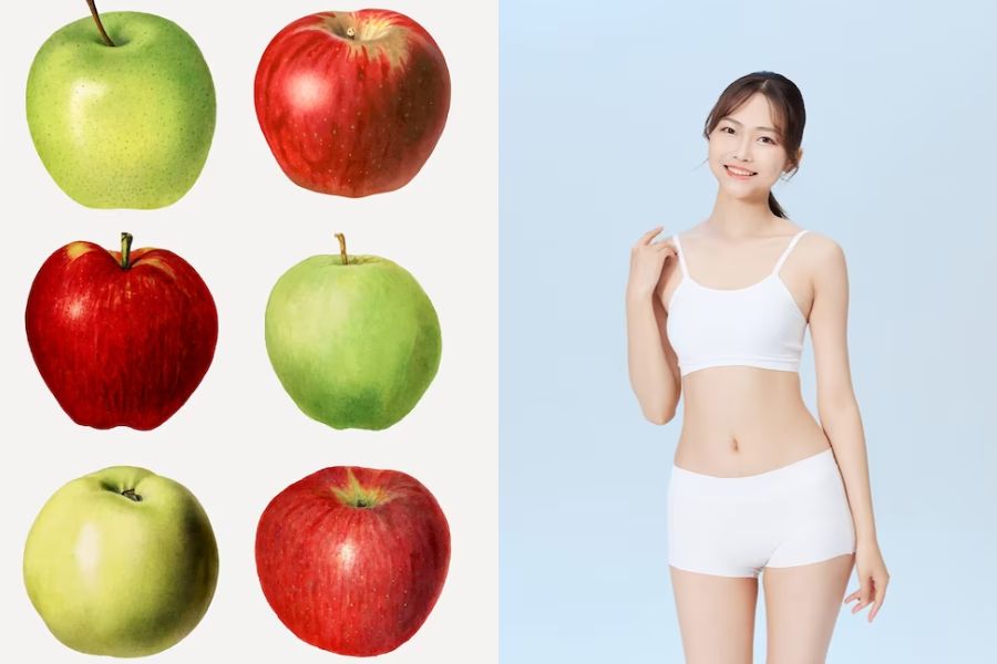 Trong thực đơn giảm cân không thể thiếu táo đâu nhé