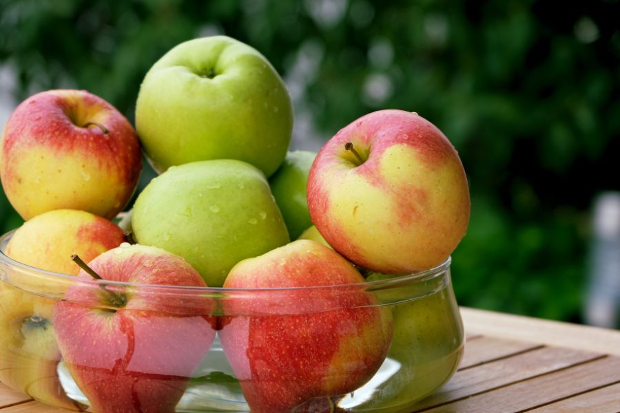 Trong quả táo có chứa nhiều chất xơ tạo cảm giác no lâu
