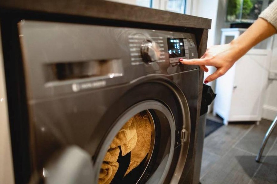 Sử dụng chế độ tự vệ sinh lồng giặt trên máy Sanyo