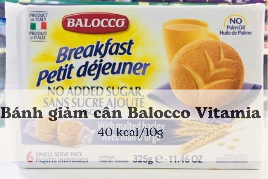 Ăn bánh Balocco Vitamia bạn sẽ có cảm giác no lâu hơn.