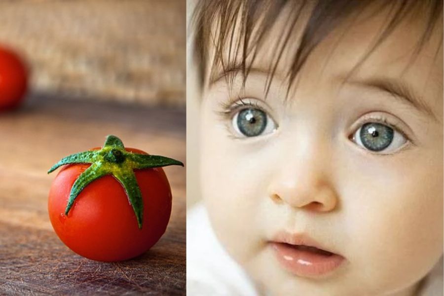 Ăn cà chua cải thiện sức khỏe thị lực.