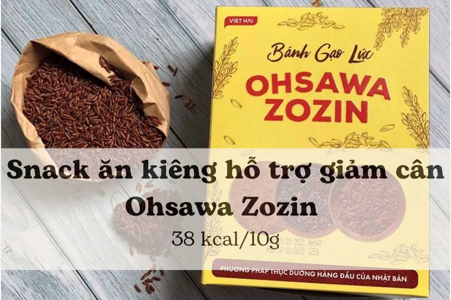 Snack Ohsawa Zozin có hương vị tự nhiên, thơm ngon hấp dẫn.