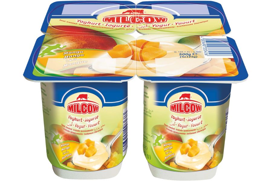 Sữa chua Milcow có sự kết hợp của nhiều loại thực phẩm tự nhiên.