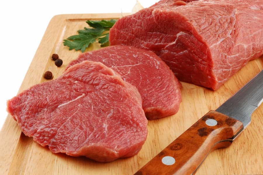 Thịt nạc heo có hàm lượng calo tương đối thấp.