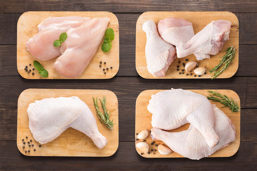 Lượng calo trong thịt gà sẽ phụ thuộc vào bộ phận thịt mà bạn lựa chọn chế biến.