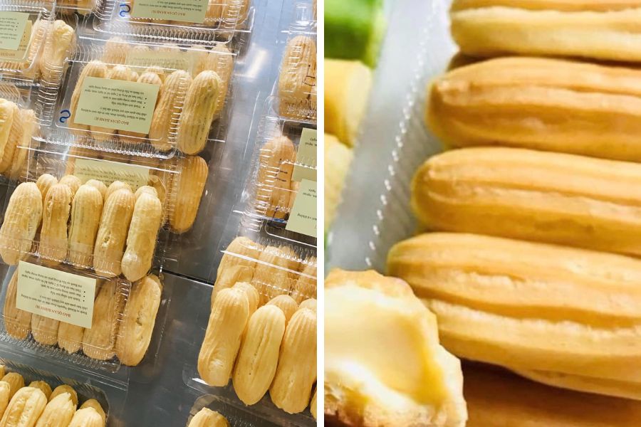 Bánh su kem Khánh Nguyên - tiệm bánh thơm ngon có tiếng tại Thành phố Hồ Chí Minh.