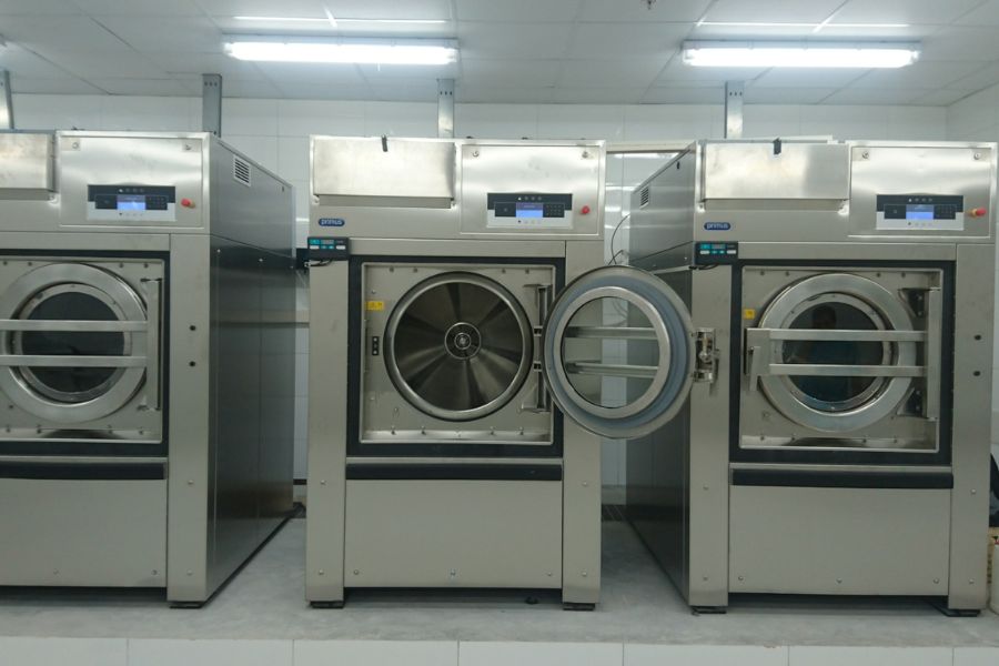 Máy giặt công nghiệp thương hiệu Primus có xuất xứ từ Mỹ được nhiều người lựa chọn bởi chất lượng vượt trội.