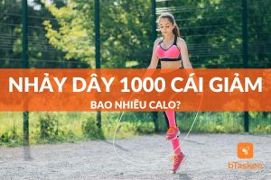 nhảy dây 1000 cái giảm bao nhiêu calo
