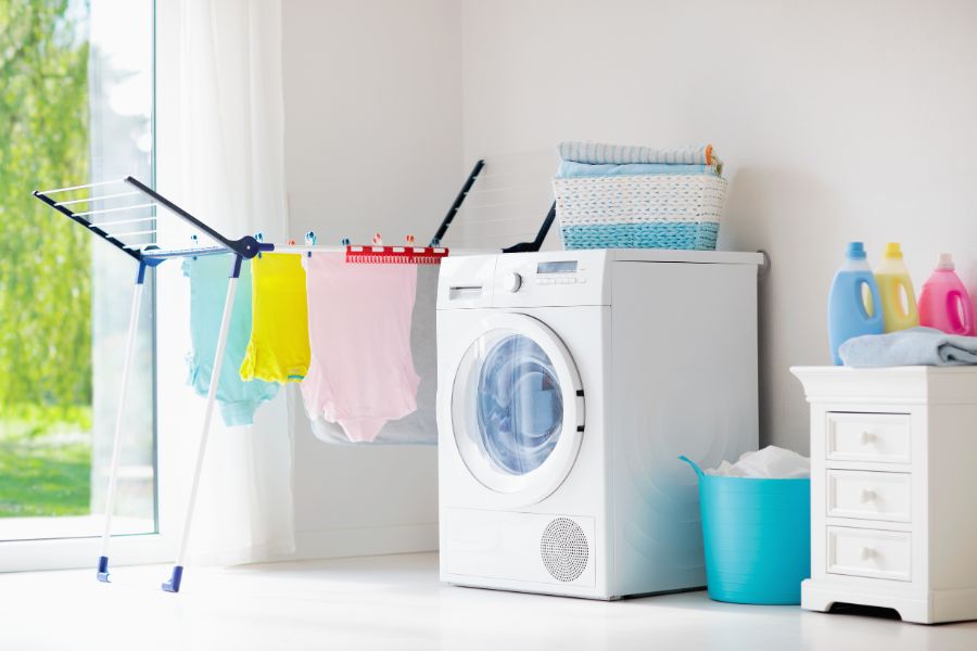 Chọn kích thước máy giặt phù hợp với nhu cầu sử dụng, giá cả - thương hiệu và diện tích lắp đặt.