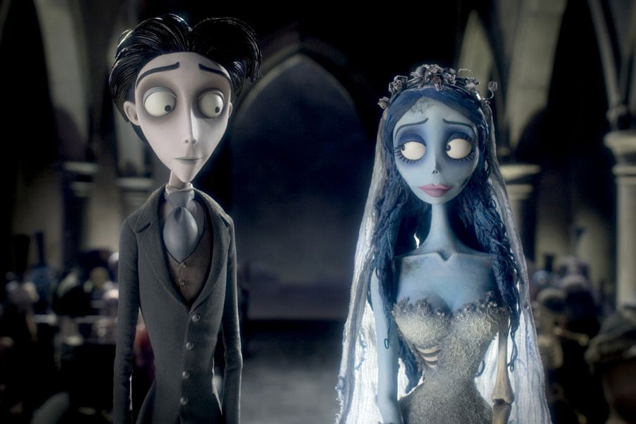 Phim Corpse Bride kể về câu chuyện tình yêu lạ lùng của một con người và một thây ma.