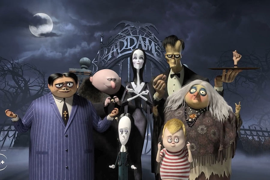 Tạo hình của các nhân vật trong phim The Addams Family tuy kinh dị, kỳ quặc nhưng cũng rất ngộ nghĩnh.