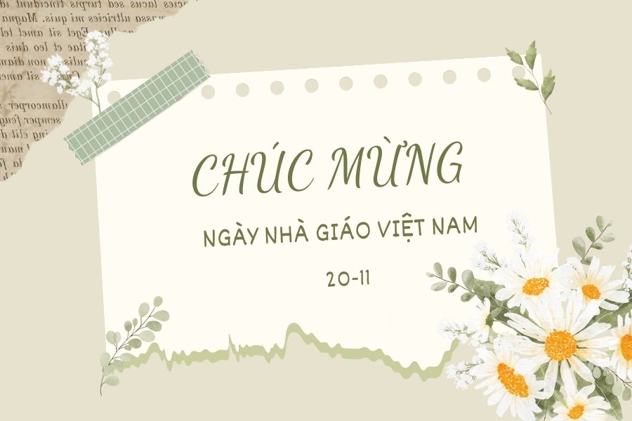 “Em cám ơn thầy bài học hôm nay, cho em hiểu cuộc đời là lẽ sống”. Chúc mừng ngày Nhà Giáo Việt Nam 20/11.