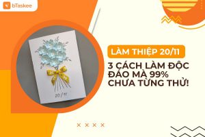 3 Cách Làm Thiệp 20/11 Độc Đáo 99% Chưa Từng Thử!