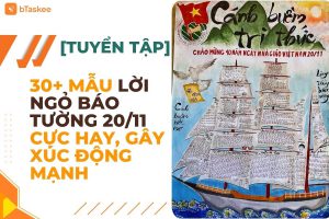 30+ Mẫu Lời Ngỏ Báo Tường 20/11 Cực Hay, Gây Xúc Động Mạnh