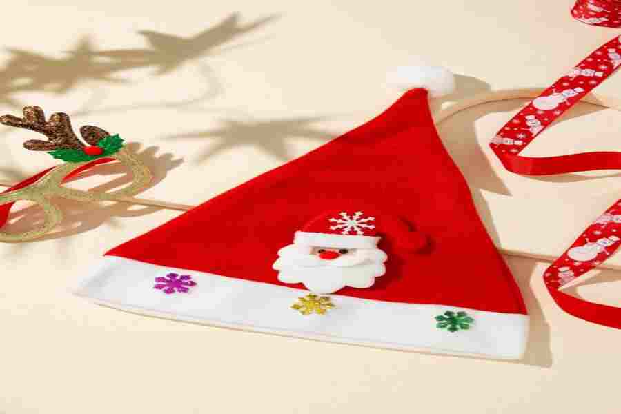 Cách làm mũ Noel bằng giấy đẹp, đơn giản.