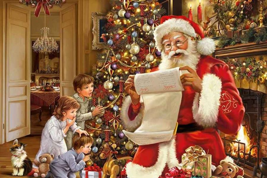 Vào mỗi đêm Giáng Sinh, Ông già Noel sẽ mang quà và đồ chơi cho các bé thiếu nhi.