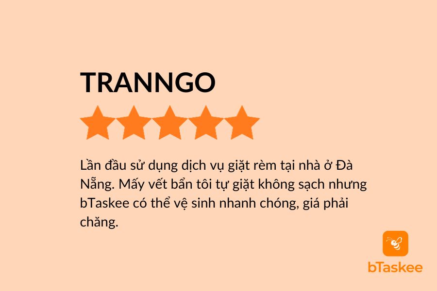 Đánh giá chất lượng và giá cả hợp lý của khách hàng TRANNGO ở Đà Nẵng.