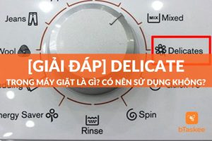 delicate trong máy giặt là gì
