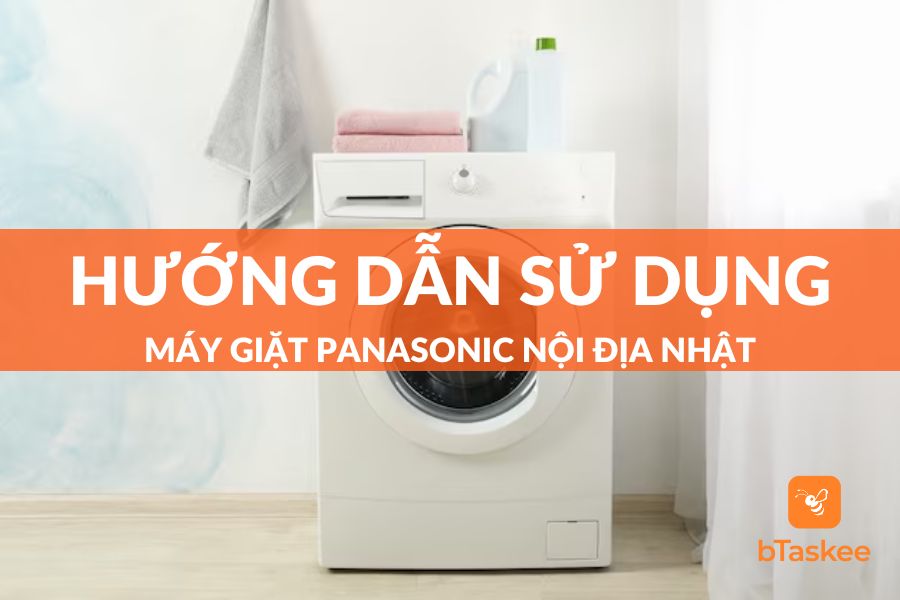 hướng dẫn sử dụng máy giặt panasonic nội địa nhật