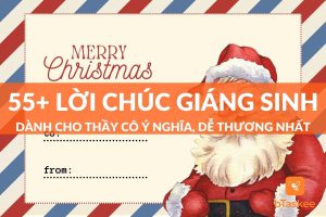 lời chúc giáng sinh dành cho thầy cô