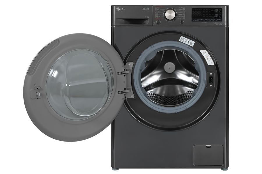 Máy giặt Turbo Drum LG Inverter 14kg FV1414S3BA tích hợp tính năng hẹn giờ, khóa trẻ em.