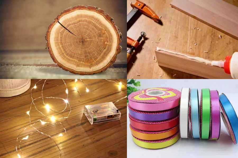 4 nguyên liệu đơn giản để handmade cây thông Noe