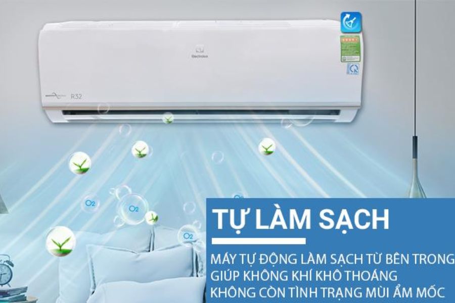 Lợi ích mà chức năng tự làm sạch máy lạnh mang lại rất thiết thực.