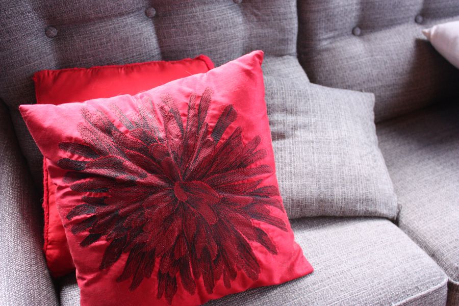 Ghế sofa chất liệu vải bố thân thiện môi trường.