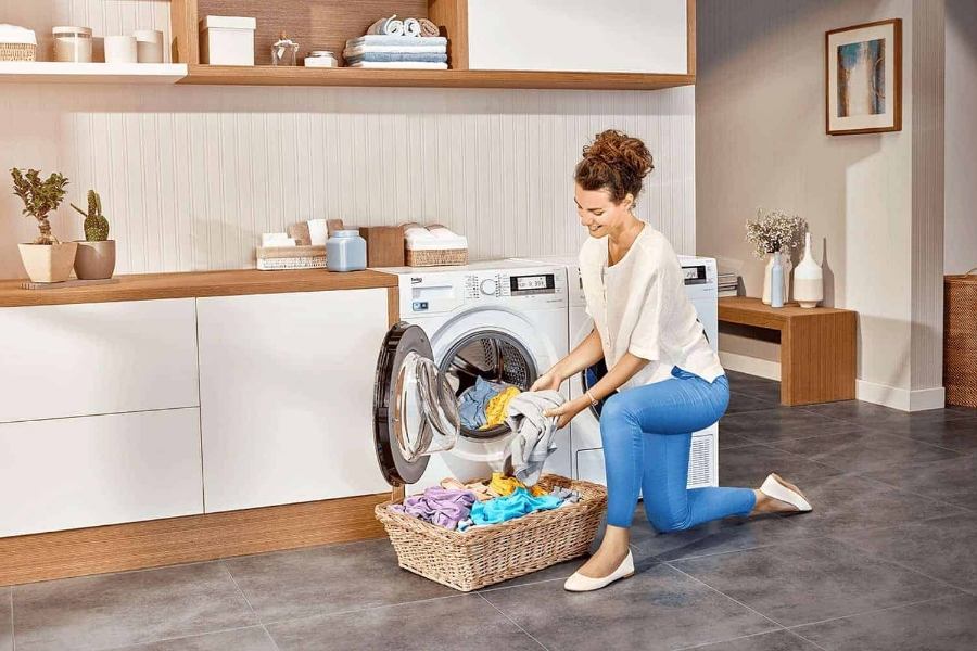 Máy giặt Beko sở hữu thiết kế hiện đại, tính năng vượt trội.