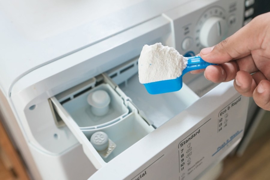 Thiết bị tích hợp công nghệ Aqua Fusion giúp tiết kiệm bột giặt.