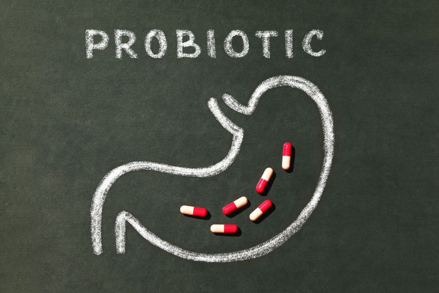 Uống nước Kombucha giúp bổ sung lợi khuẩn Probiotics, có lợi cho tiêu hóa.