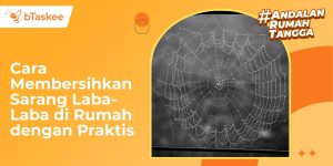 cara membersihkan sarang laba-laba