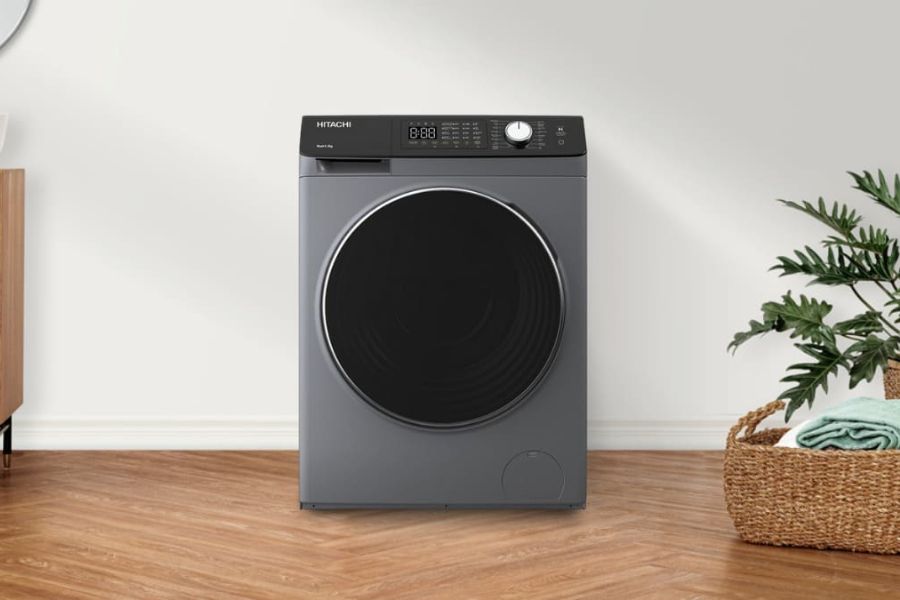 Máy giặt Hitachi có công năng hiện đại, phù hợp với nhiều đối tượng người dùng.