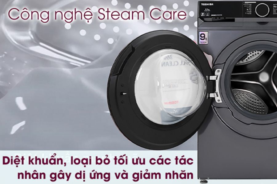 Steam Care là công nghệ sử dụng hơi nước diệt khuẩn, bụi bẩn và nấm mốc ở quần áo.