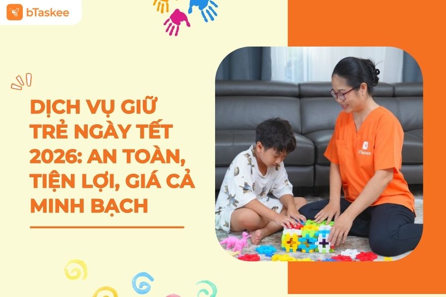 giữ trẻ ngày tết