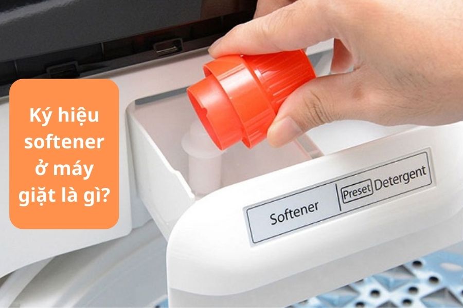 Hầu hết mọi loại máy giặt hiện nay đều sử dụng ký hiệu softener.