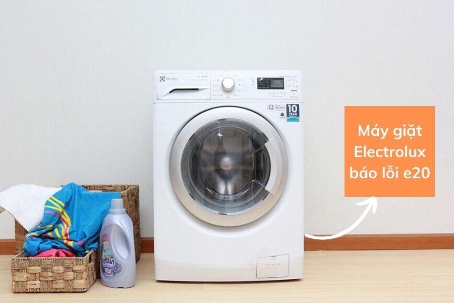 Máy giặt Electrolux cửa ngang sẽ thường xuyên gặp phải lỗi u20.
